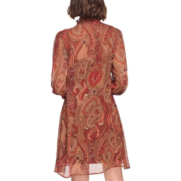 NWT Tommy Hillfiger Paisley Short Shift Dress Size 2 - Picture 6 of 7